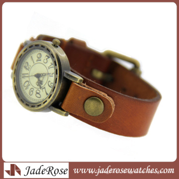 Charm Fashion Leather Quartz Lady Watch